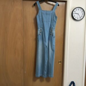 Jean Jump Suit. Like brand new.